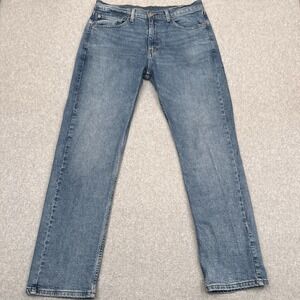 Levi's 505 Jeans Men's 34x31*‎ Blue Straight Medium Wash Stretch Denim EUC